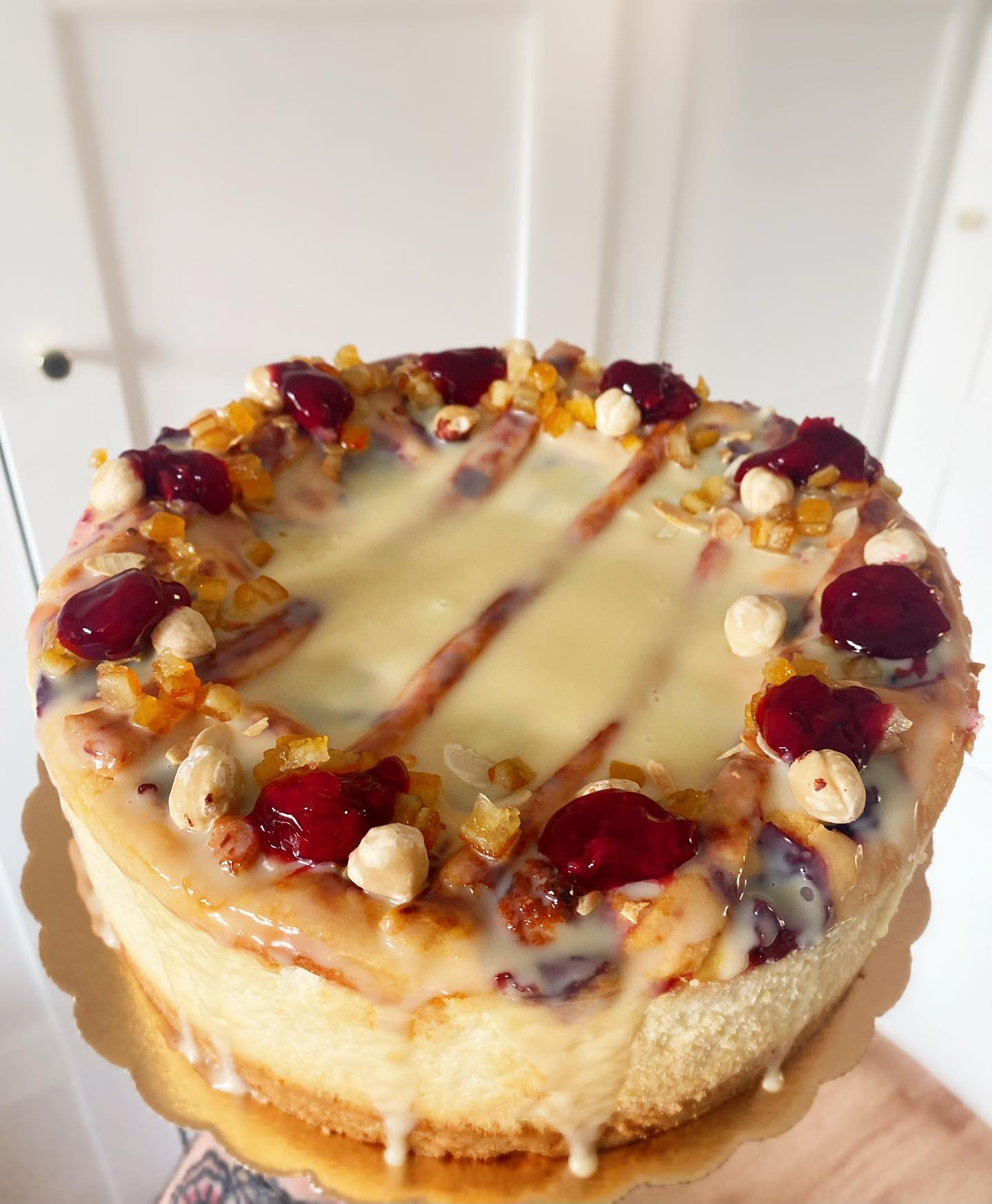 sernik z bakaliami i lukrem Częstochowa