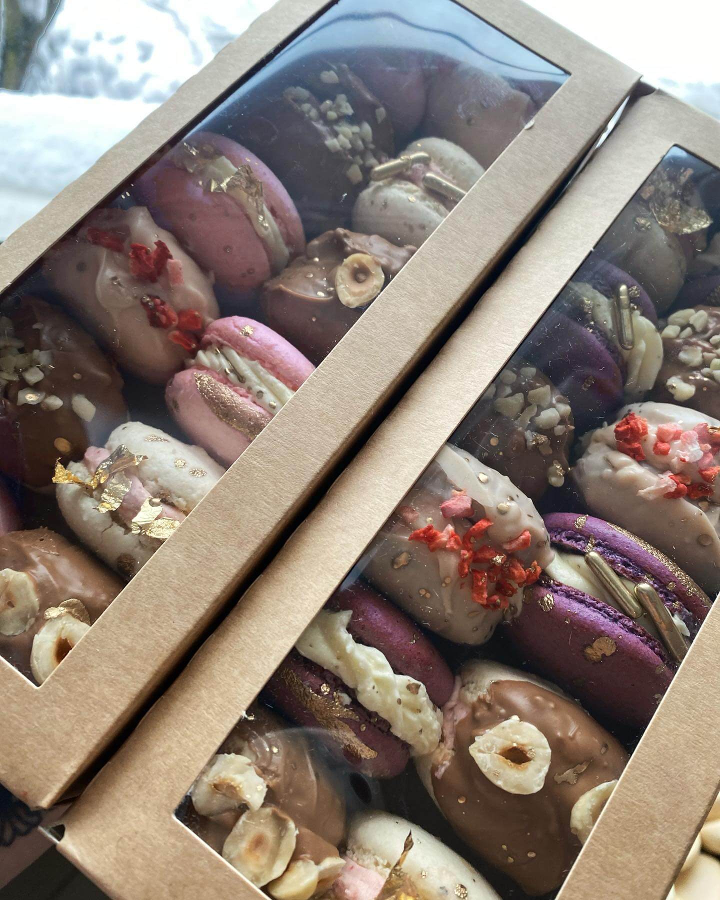 Box prezentowy z makaronikami