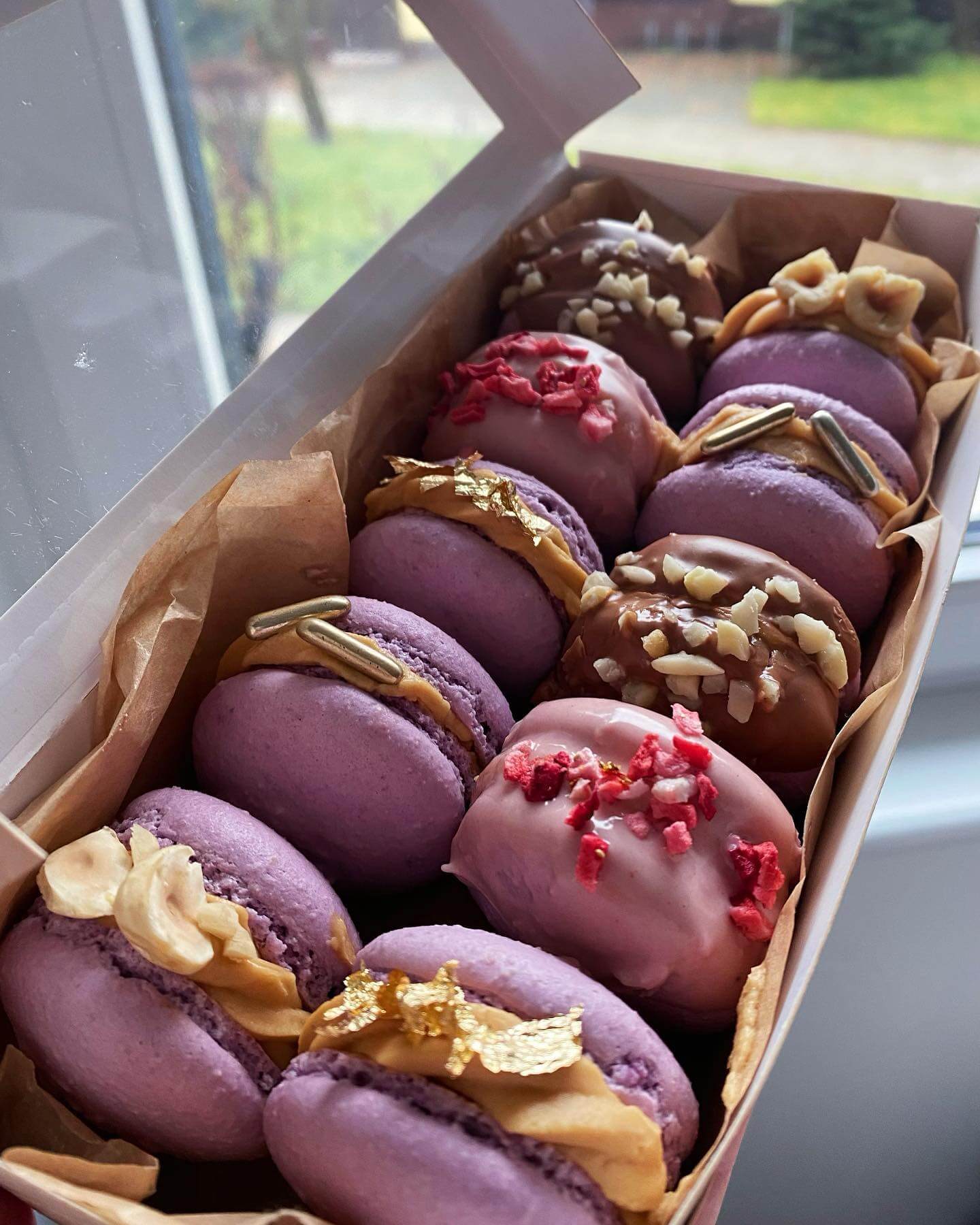 Makaroniki z jadalnym złotem